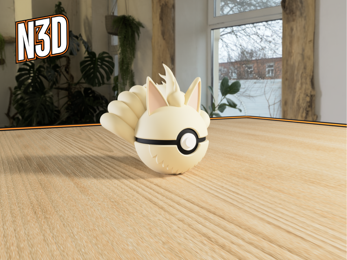0038 - Ninetales · N3D originale 1