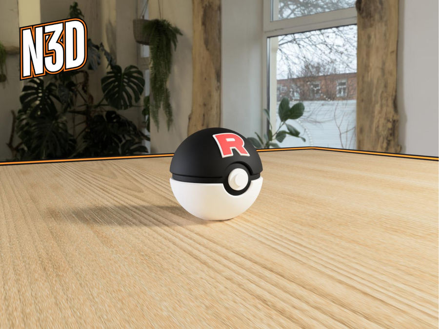 Team Rocket Ball Pokeball