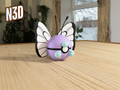 0012 - Butterfree · N3D originale 1