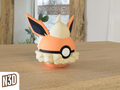 0136 - Flareon Pokeball