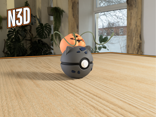 0001 - Bulbasaur - Halloween · N3D originale 1