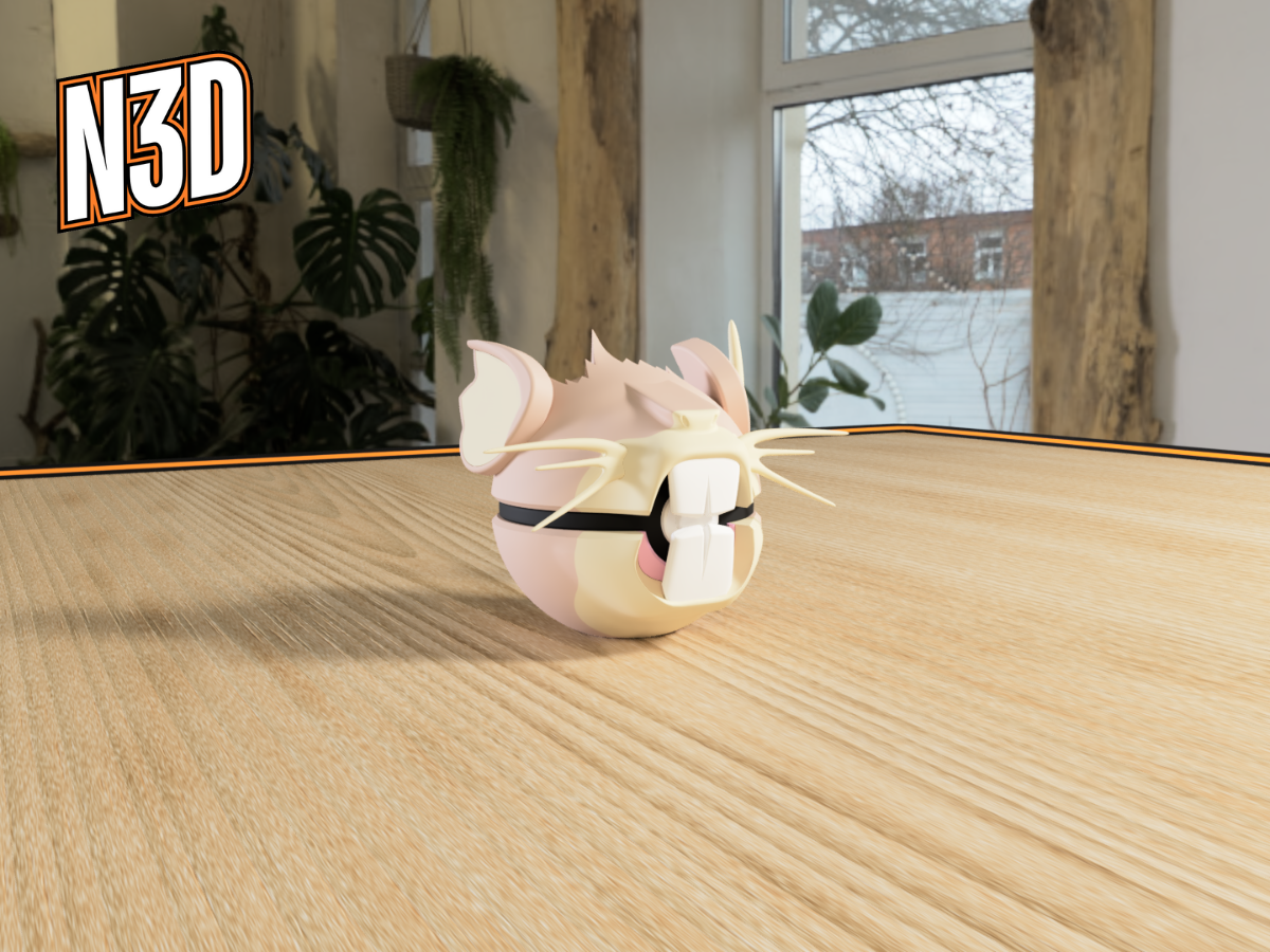 0020 - Raticate · N3D originale 1