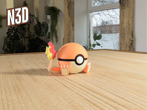 0004 - Charmander · N3D originale 1