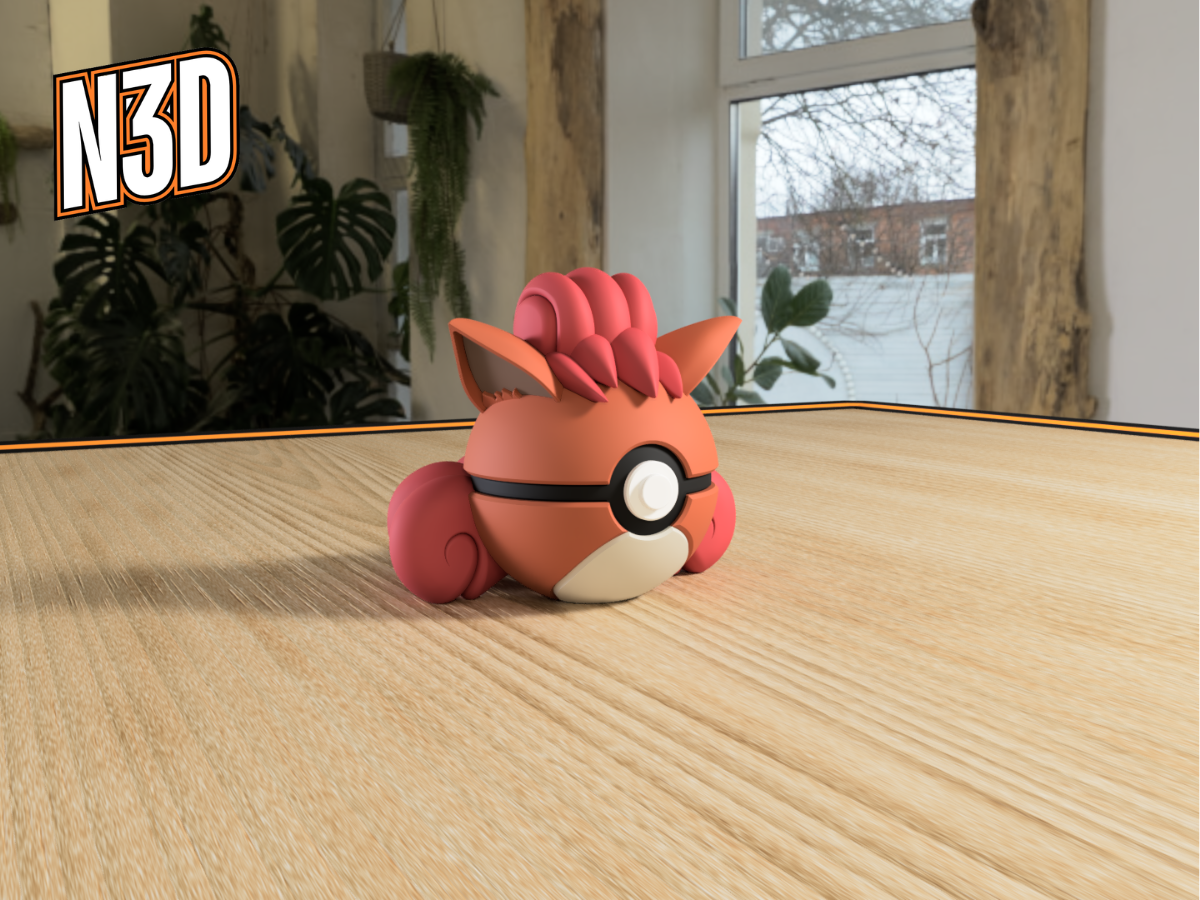0037 - Vulpix · N3D originale 1