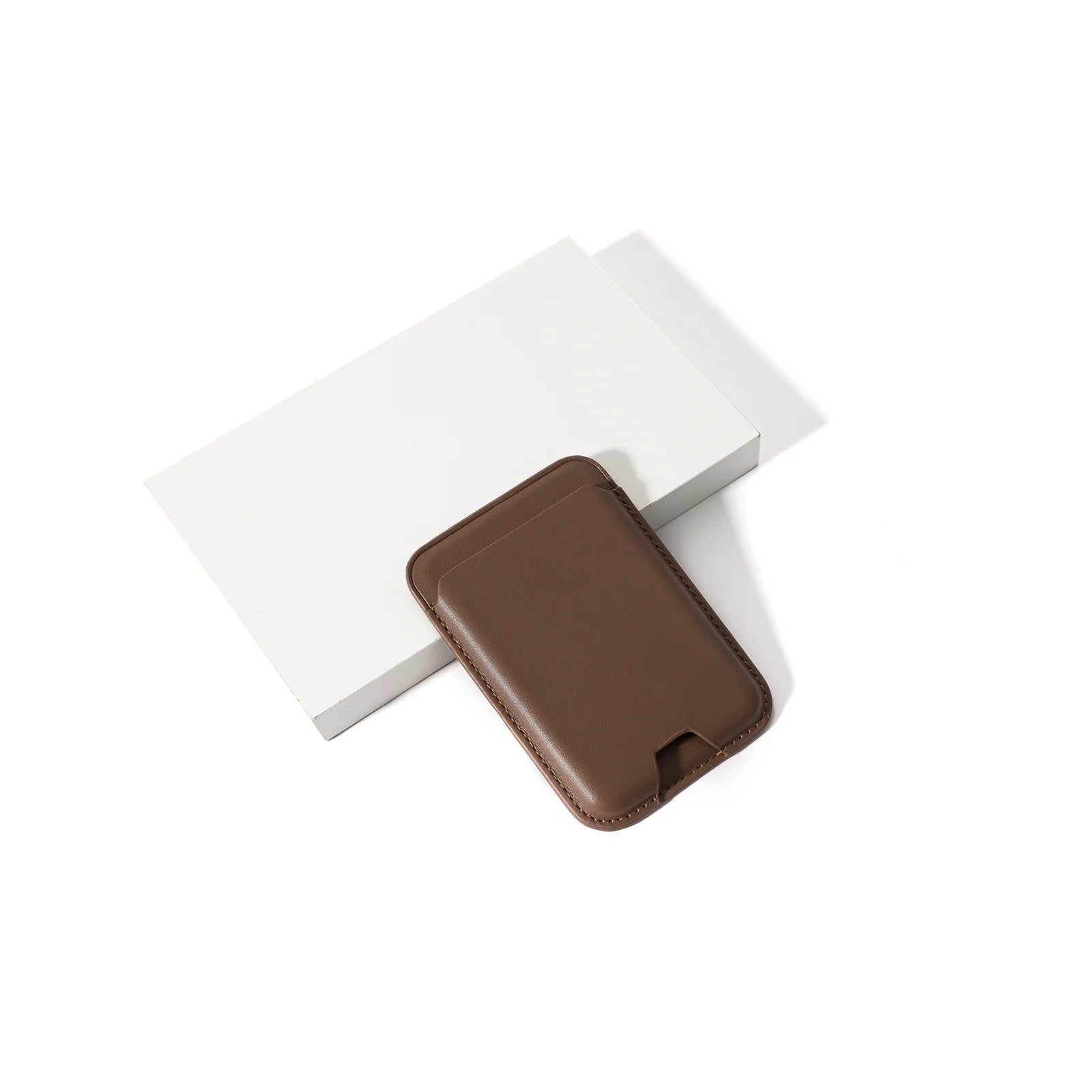Portacarte magnetico per cellulare in pelle sintetica PU