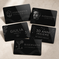 Card in alluminio personalizzata