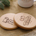 Sottobicchieri in legno di faggio