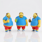 Statua The Simpsons – L’Uomo dei Fumetti 20 cm