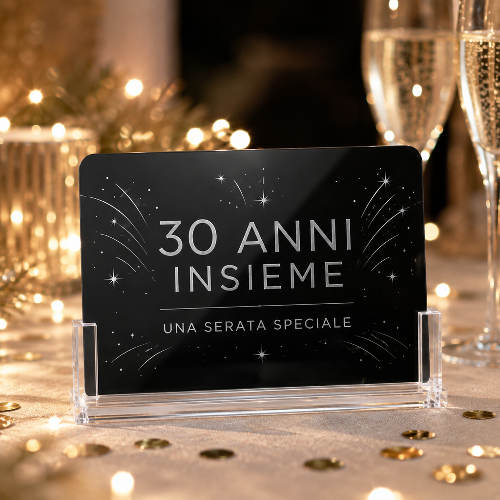 Card in alluminio personalizzata
