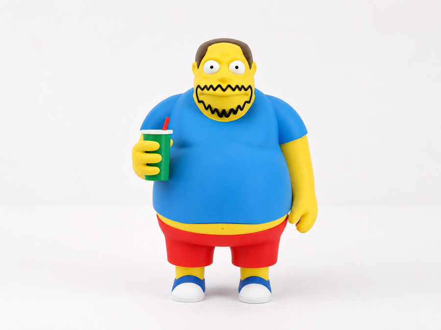 Statua The Simpsons – L’Uomo dei Fumetti 20 cm