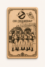 Quadro in legno Ghostbusters – Chi chiamerai? – immagine frontale