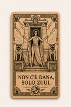 Quadro in legno Ghostbusters – Non c’è Dana, solo Zuul – immagine frontale
